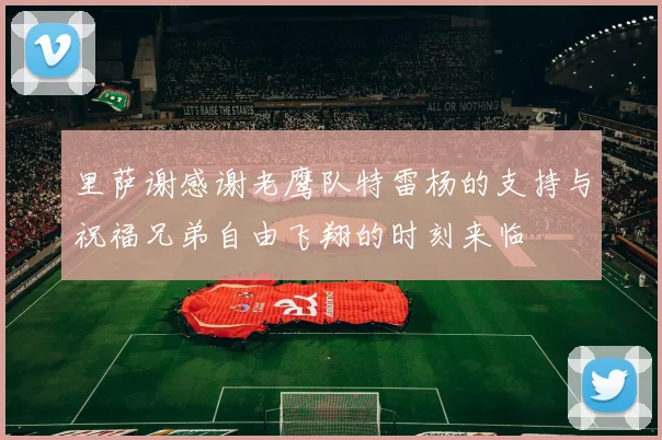 里萨谢感谢老鹰队特雷杨的支持与祝福兄弟自由飞翔的时刻来临